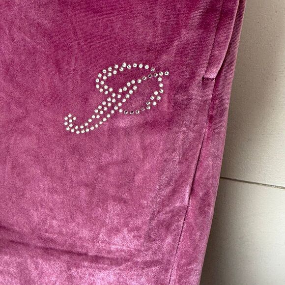 Victoria’s Secret Pink Women’s Large Velour Shine Tracksuit New Y2K style 2000s - Picture 7 of 10